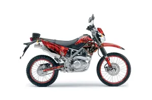 Kawasaki KLX125 D Tracker Dirt Bike Graphic Kit - 2010-2016 Reaper Red