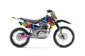 Kawasaki KLX140 Dirt Bike Graphic Kit - 2008-2019 Flashback
