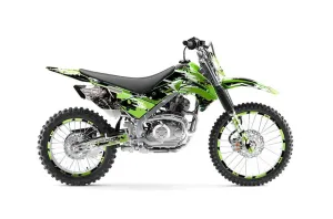 Kawasaki KLX140 Dirt Bike Graphic Kit - 2008-2019 Street Star Green