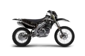 Kawasaki KLX450 Enduro Dirt Bike Graphic Kit - 2008-2022 Reaper Black