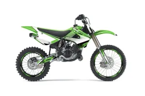 Kawasaki KX100 Dirt Bike Graphic Kit - 2001-2013 Empire Green