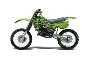 Kawasaki KX125 Dirt Bike Graphic Kit - 1983-1985 Nuke Green
