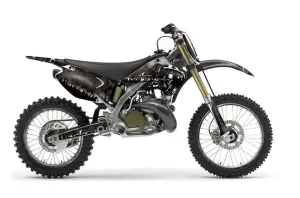 Kawasaki KX250 Dirt Bike Graphic Kit - 2003-2016 Reaper Black