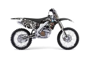 Kawasaki KX250F Dirt Bike Graphic Kit - 2006-2008 Mad Hatter White