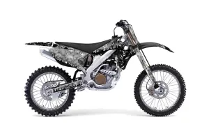 Kawasaki KX250F Dirt Bike Graphic Kit - 2006-2008 Reaper Silver
