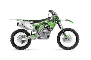 Kawasaki KX250F Dirt Bike Graphic Kit - 2017-2018 Carbon X Green