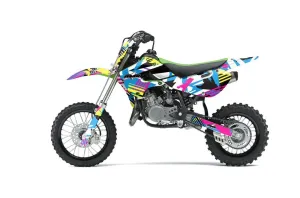 Kawasaki KX65 Dirt Bike Graphic Kit - 2002-2018 Flashback