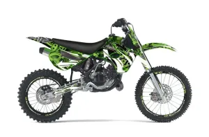 Kawasaki KX80 Dirt Bike Graphic Kit - 1995-1997 Expo Green