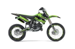 Kawasaki KX85 Dirt Bike Graphic Kit - 2001-2013 Attack Green