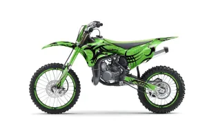 Kawasaki KX85 Dirt Bike Graphic Kit - 2014-2021 Tribe Green