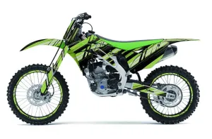 Kawasaki KXF250 Dirt Bike Graphic Kit - 2013-2016 In Line Green