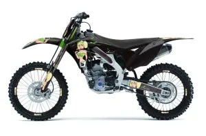 Kawasaki KXF250 Dirt Bike Graphic Kit - 2013-2016 Mandy Green