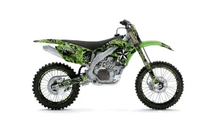 Kawasaki KXF450 Dirt Bike Graphic Kit - 2006-2008 NorthStar - Green