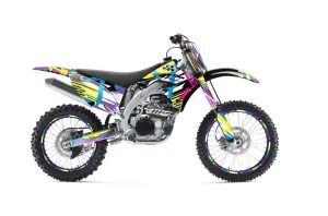 Kawasaki KXF450 Dirt Bike Graphic Kit - 2009-2011 Flashback