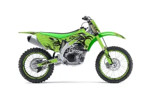 Kawasaki KXF450 Dirt Bike Graphic Kit - 2012-2015 Tribe Green