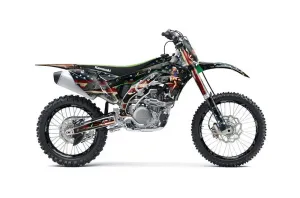 Kawasaki KXF450 Dirt Bike Graphic Kit - 2016 WW2