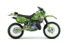 Kawasaki KDX200 Dirt Bike Graphic Kit - 1989-1994 Bone Collector Green