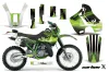 Kawasaki KDX200 Dirt Bike Graphic Kit - 1989-1994 Carbon X Green