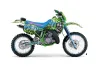 Kawasaki KDX200 Dirt Bike Graphic Kit - 1989-1994 Mad Hatter Green