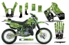 Kawasaki KDX200 Dirt Bike Graphic Kit - 1989-1994 Reaper Green