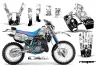Kawasaki KDX200 Dirt Bike Graphic Kit - 1989-1994 Reaper White