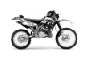 Kawasaki KDX200 Dirt Bike Graphic Kit - 1995-2006 Reaper White