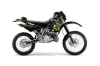 Kawasaki KDX200 Dirt Bike Graphic Kit - 1995-2006 Silver Star - Reloaded Green