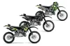 Kawasaki KDX220 Dirt Bike Custom Graphic Kit - 1997-2005