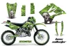 Kawasaki KDX220 Dirt Bike Graphic Kit - 1997-2005 Bone Collector Green