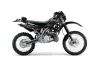 Kawasaki KDX220 Dirt Bike Graphic Kit - 1997-2005 Reaper Black