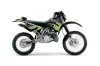 Kawasaki KDX220 Dirt Bike Graphic Kit - 1997-2005 Tribal Flames Green