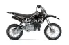Kawasaki KLX110 Dirt Bike Graphic Kit - 2010-2025 Butterfly Black