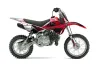 Kawasaki KLX110 Dirt Bike Graphic Kit - 2010-2025 Carbon X Red