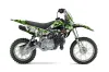 Kawasaki KLX110 Dirt Bike Graphic Kit - 2010-2025 Mad Hatter Green