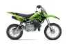 Kawasaki KLX110L Dirt Bike Graphic Kit - 2010-2025 Diamond Flames Black
