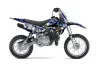 Kawasaki KLX110L Dirt Bike Graphic Kit - 2010-2025 Mad Hatter Blue