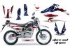 Kawasaki KLX125 D Tracker Dirt Bike Custom Graphic Kit - 2010-2016