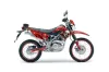 Kawasaki KLX125 D Tracker Dirt Bike Graphic Kit - 2010-2016 Bone Collector Red