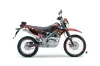 Kawasaki KLX125 D Tracker Dirt Bike Graphic Kit - 2010-2016 Mad Hatter Red