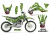 Kawasaki KLX140 Dirt Bike Graphic Kit - 2008-2019 Bone Collector Green