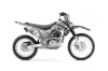 Kawasaki KLX140 Dirt Bike Graphic Kit - 2008-2019 Bone Collector White