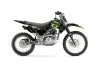 Kawasaki KLX140 Dirt Bike Graphic Kit - 2008-2019 Silver Star - Reloaded Green