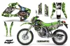 Kawasaki KLX250 Dirt Bike Graphic Kit - 1998-2003 Mad Hatter Green
