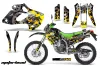 Kawasaki KLX250 Dirt Bike Graphic Kit - 1998-2003 Motorhead Green