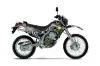 Kawasaki KLX250 Dirt Bike Graphic Kit - 2004-2007 Checkered Skull Green