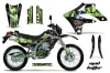 Kawasaki KLX250 Dirt Bike Graphic Kit - 2004-2007 Mad Hatter Green