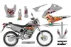 Kawasaki KLX250 Enduro Dirt Bike Custom Graphic Kit - 2008-2018