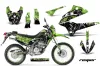 Kawasaki KLX250 Enduro Dirt Bike Graphic Kit - 2008-2018 Reaper Green
