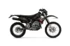 Kawasaki KLX400 Dirt Bike Graphic Kit - 2000-2016 Bone Collector Black