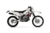 Kawasaki KLX400 Dirt Bike Graphic Kit - 2000-2016 Bone Collector White